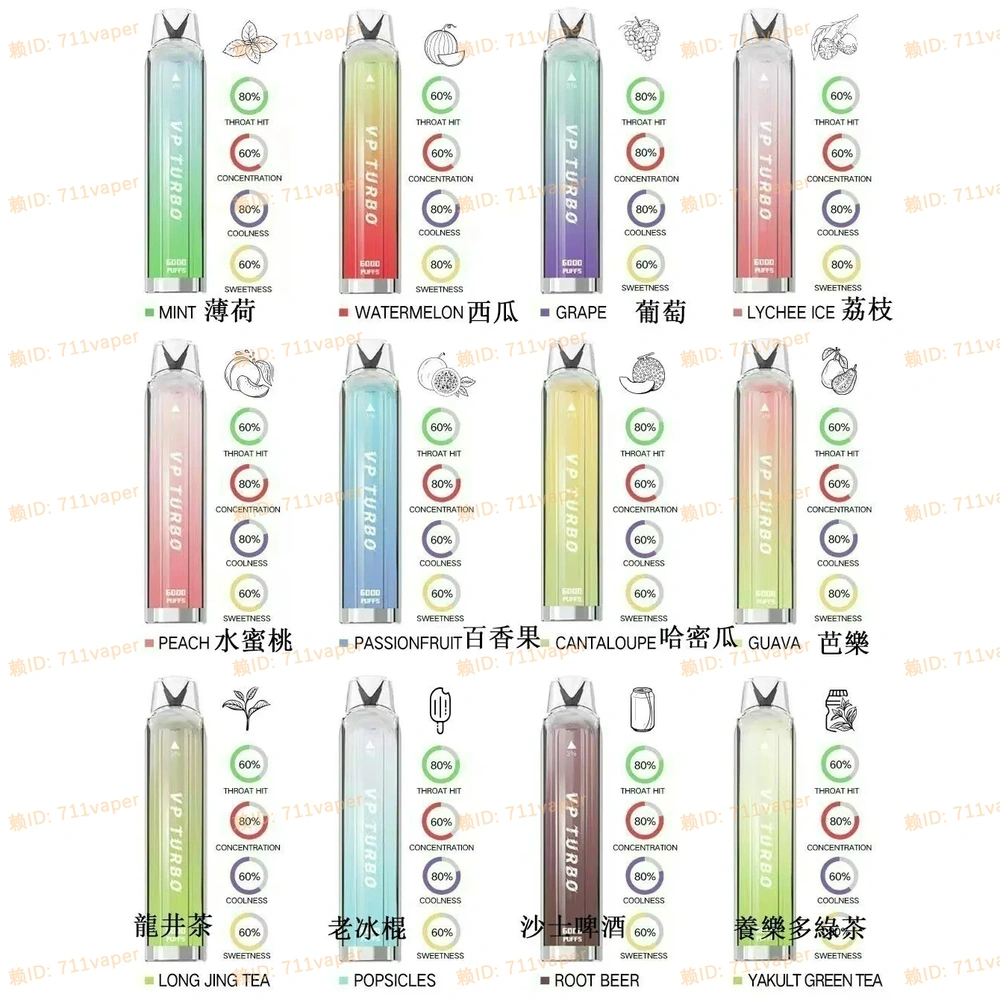 VP TURBO 發光棒 6000口深度體驗：從視覺交互到霧化性能的全面考量